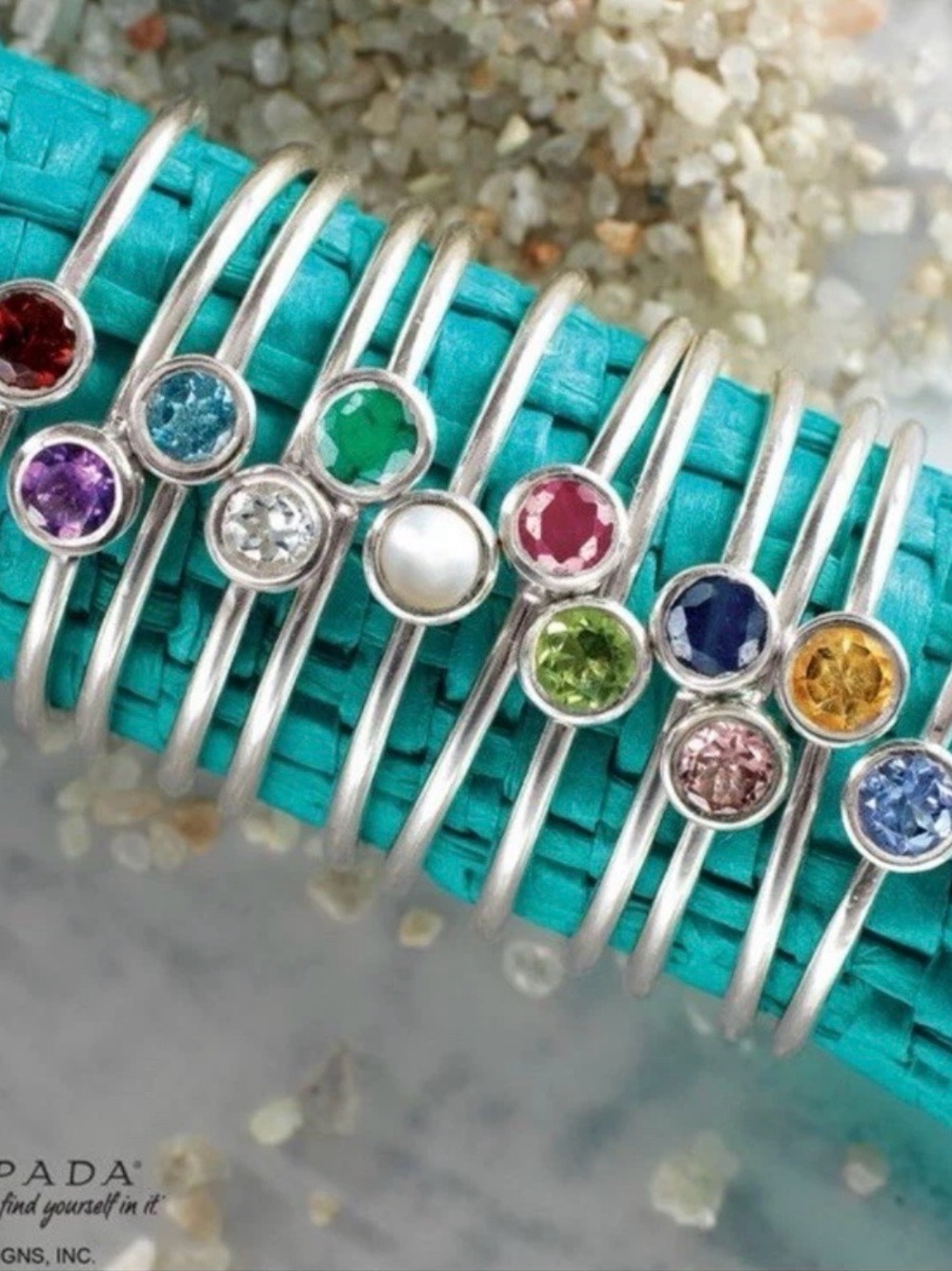 Silpada June Birthstone Silver Dainty Stackable Ring Size 7 - Picture 2 of 6